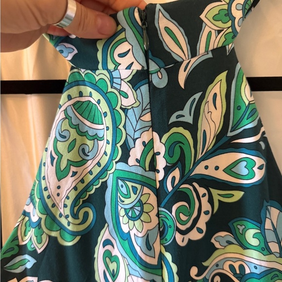 NWT Loft paisley Halter Midi Dress - Picture 9 of 9